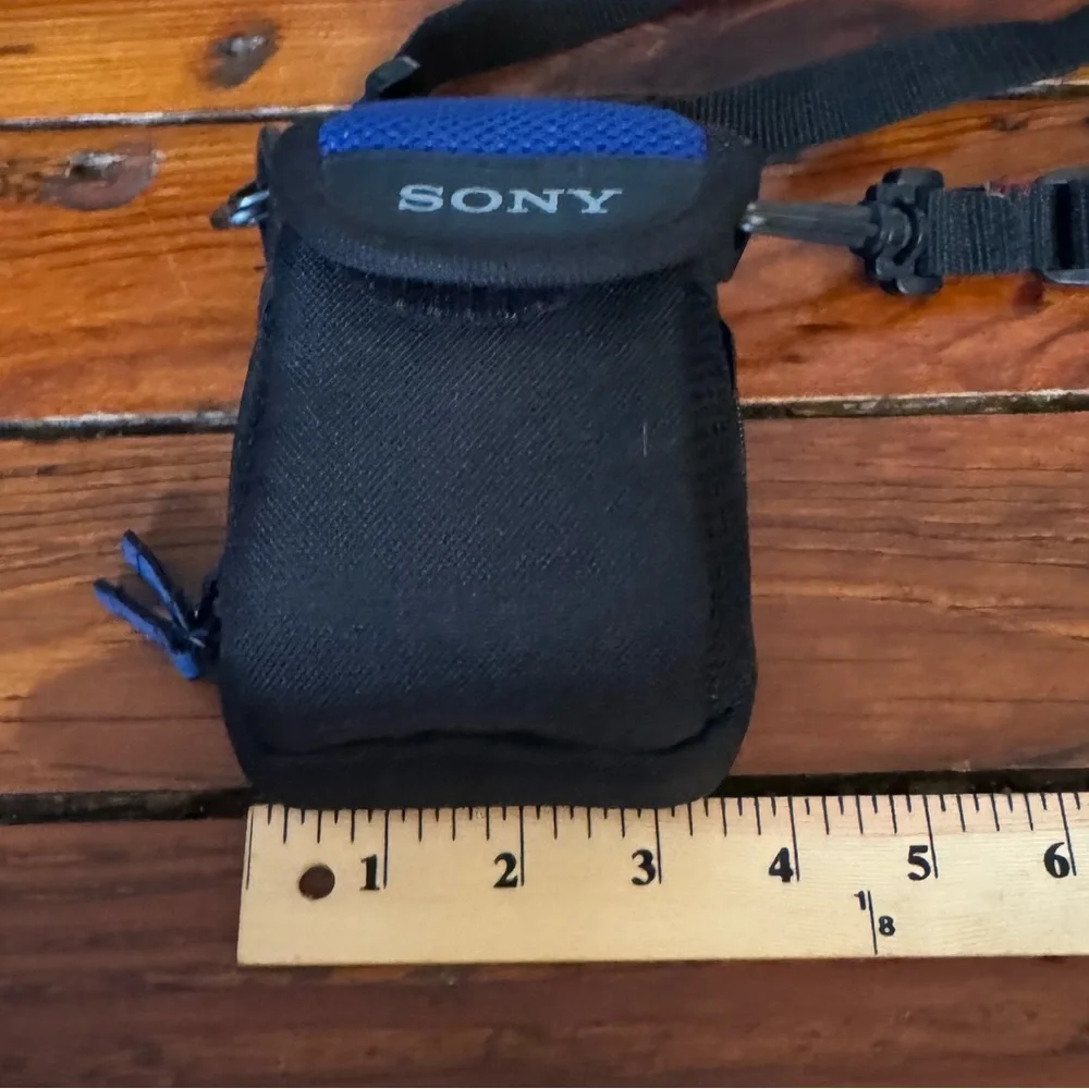Sony Camera Case for Cyber Shot DSC Black & Blue
